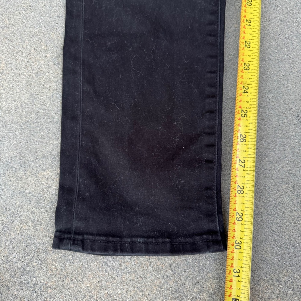 Uniqlo EZY Skinny Fit Color Jeans Mens Large Black Stretch Pants Size 32 - Picture 3 of 9
